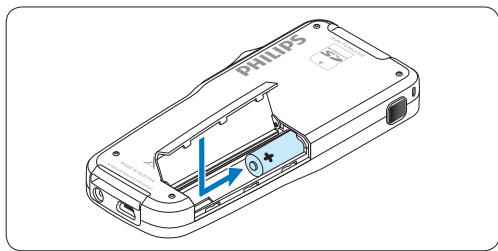 PHILIPS LFH9398 - Install the batteries - 2