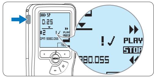SP 0:25 #2 ! ✓ PLAY PDM 9880.055 MENU 1 ✓ PLAY STOP 780.055
