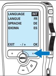 PHILIPS LFH9398 - Einstellen der Sprache - 2