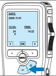 PHILIPS LFH9398 - Programmer la date et l'heure - 3