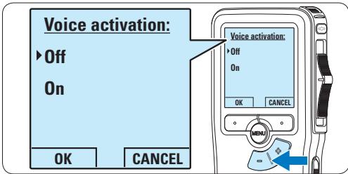 PHILIPS LFH9398 - Usare la registrazione ad attivazione vocale (VOR) - 4