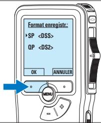 PHILIPS LFH9398 - Modifier le format d'enregistrement - 5
