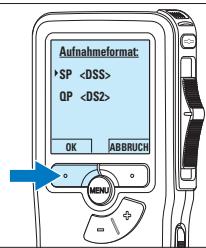 PHILIPS LFH9398 - Ändern des Aufnahmeformats - 5