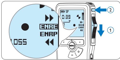 PHILIPS LFH9398 - Utiliser le déclenchement vocal de l'enregistrement - 8