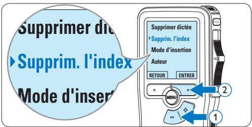 PHILIPS LFH9398 - Supprimer un index - 2