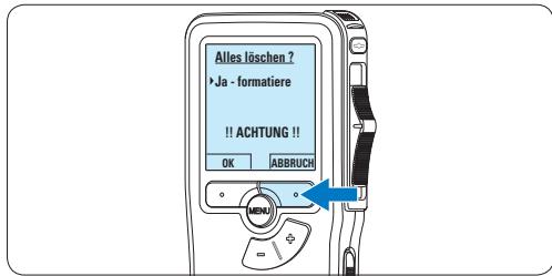 PHILIPS LFH9398 - Formatieren einer neuen Speicherkarte - 2