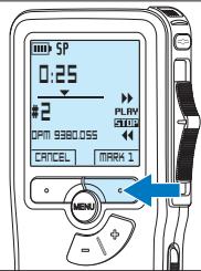 SP 0:25 #2 PLW 0.000 OPM 9380.055 CANCEL | MARK I MENU