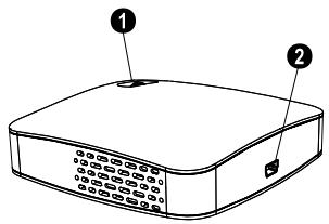 PHILIPS PPX1020 - Lato superiore dell'apparecchio - 1