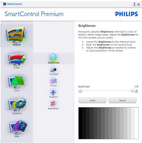 PHILIPS 225B2CS - Menu Réglage : - 1