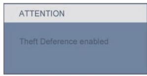 ATTENTION Theft Deference enabled
