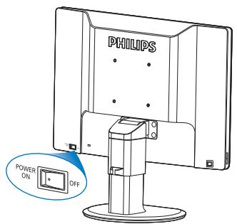 PHILIPS POWER ON OFF