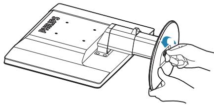 PHILIPS 225B2CS - Enlever le support de la base - 3