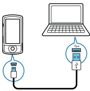 PHILIPS CAM200BL - Chargement de la batterie intégrée - 1
