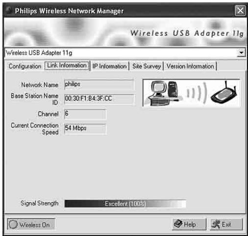 PHILIPS CPWUA054 - - Configuration - onglet secondaire advanced (avancée) - 1