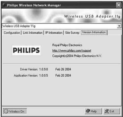 PHILIPS CPWUA054 - - Configuration - onglet secondaire advanced (avancée) - 4