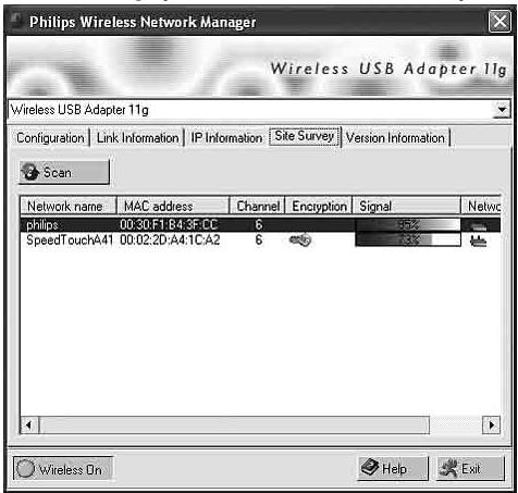 PHILIPS CPWUA054 - - Configuration - onglet secondaire advanced (avancée) - 3