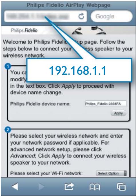 PHILIPS DS6800W - Ouvrez la page Web intégrée du DS6800W - 1