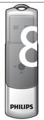 PHILIPS FM32FD05B - Uw USB-flash-drive - 1