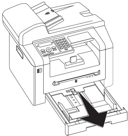 PHILIPS SFF6170DW - Remove the Packaging Material from the Paper Tray - 1