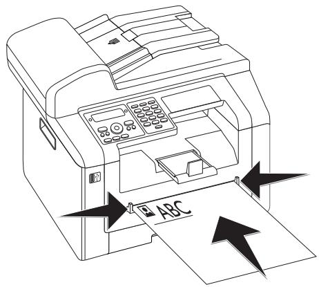 PHILIPS SFF6170DW - Load Templates into the Manual Paper Feed - 1