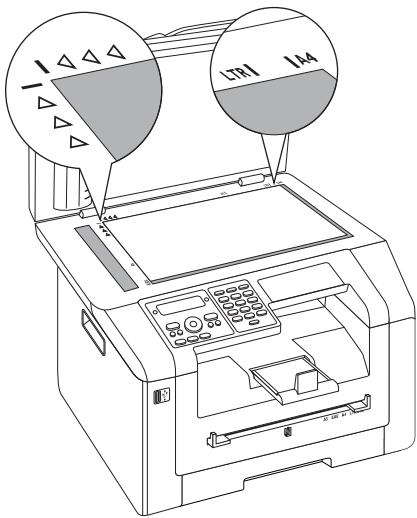 PHILIPS SFF6170DW - Place Documents onto the Flatbed Scanner - 3