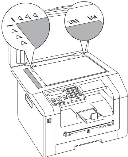 PHILIPS SFF6170DW - Place Documents onto the Flatbed Scanner - 3