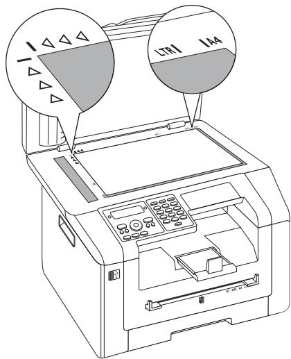 PHILIPS SFF6170DW - Place Documents onto the Flatbed Scanner - 3