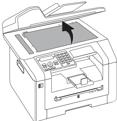 PHILIPS SFF6170DW - Place Documents onto the Flatbed Scanner - 1