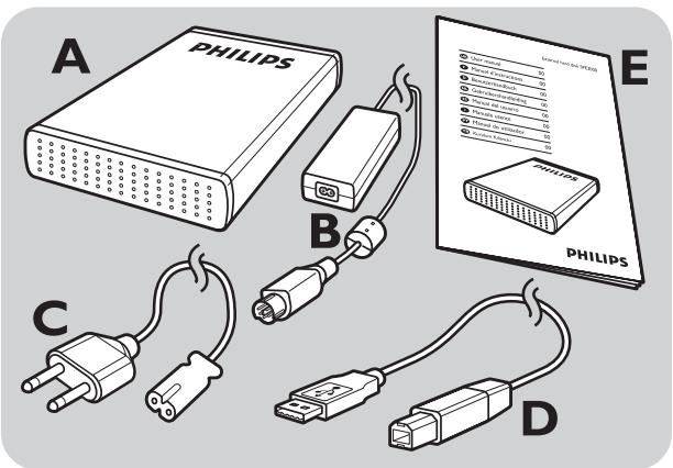 PHILIPS SPE3041CC - Packungsinhalt - 1