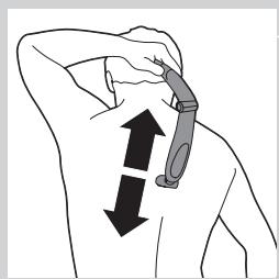 PHILIPS BG 2036 - Rasage avec l'accessoire de rasage pour le dos (BG2036/BG2038 uniquement) - 3