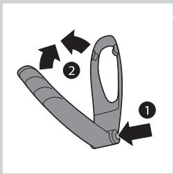 PHILIPS BG 2036 - Rasieren mit dem Rasieraufsatz für den Rücken (nur BG2036/BG2038) - 1