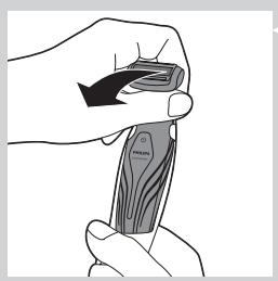 PHILIPS BG 2036 - Shaving with the back shaving attachment (BG2036/BG2038 only) - 5