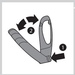 PHILIPS BG 2036 - Shaving with the back shaving attachment (BG2036/BG2038 only) - 1