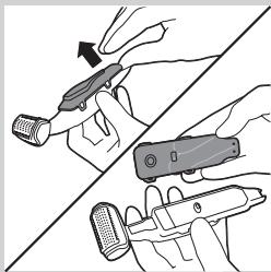 PHILIPS BG 2036 - Retirar a bateria recarregável - 4