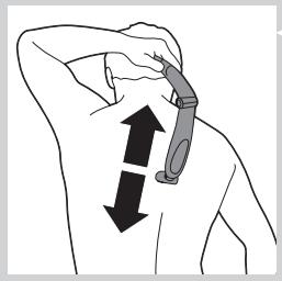 PHILIPS BG 2036 - Afeitado con el accesorio de afeitado para la parte posterior (solo modelos BG2036/BG2038) - 3