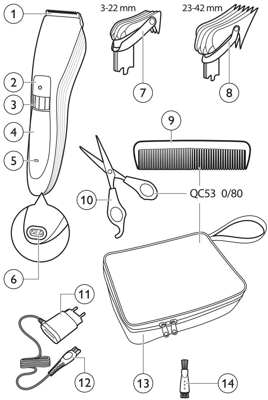 PHILIPS QC 5390 - User manual - 2