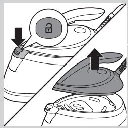PHILIPS EX-PERFECTCARE PURE GC7635 - Before first use - Placing the ANTI-CALC cartridge - 1