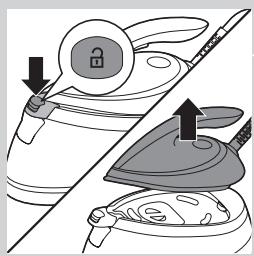 PHILIPS EX-PERFECTCARE PURE GC7635 - Antes de utiliser por primera vez: Colocacion del cartucho ANTICAL - 1