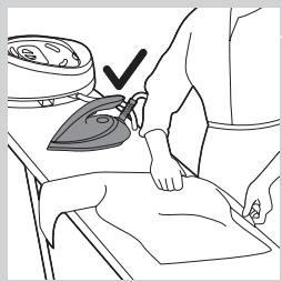 PHILIPS EX-PERFECTCARE PURE GC7635 - Putting down the iron during ironing - 1
