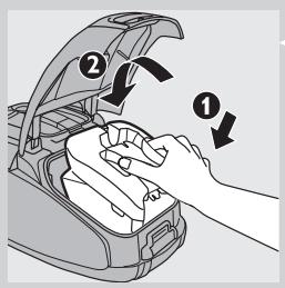 PHILIPS FC9302/01 - Replacing the disposable dustbag - 6