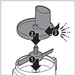 PHILIPS HR1051/30 - Den Schneideturm aufbewahren - 2