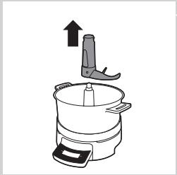 PHILIPS HR1051/30 - Faire fondre, faire moyen, faire bouillir, faire frire et maintainir au chaud au moyen de l'agitateur - 1