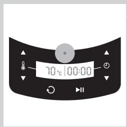 PHILIPS HR1051/30 - Auf dem Display wird die Temperatur als “- - ” und die Zeit als “00:00” angezeigt. - 3