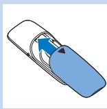 PHILIPS PR3094/00 - Inserting the batteries in the remote control - 3