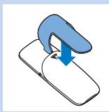 PHILIPS PR3094/00 - Inserting the batteries in the remote control - 4