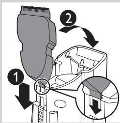 PHILIPS QC-5130 - Replacing the cutting unit - 2