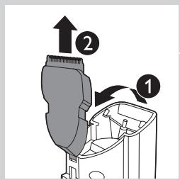PHILIPS QC-5130 - Replacing the cutting unit - 1