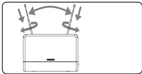 PHILIPS SDV6222/12 - Pour une réception VHF/FM - 3