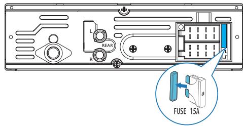 PHILIPS CE133 - Remplacement du fusible - 1