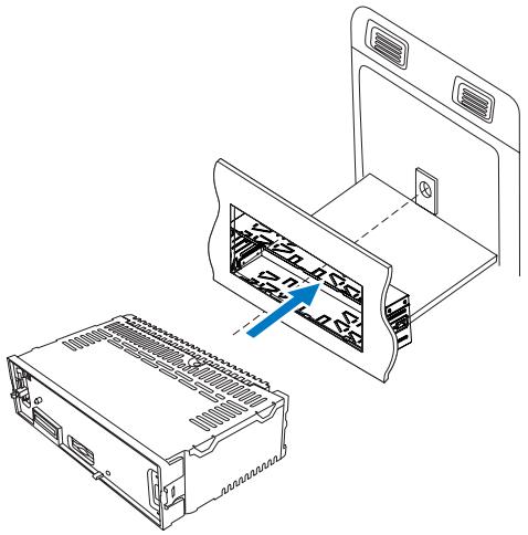 PHILIPS CE133 - Fixation dans le tableau de bord - 4